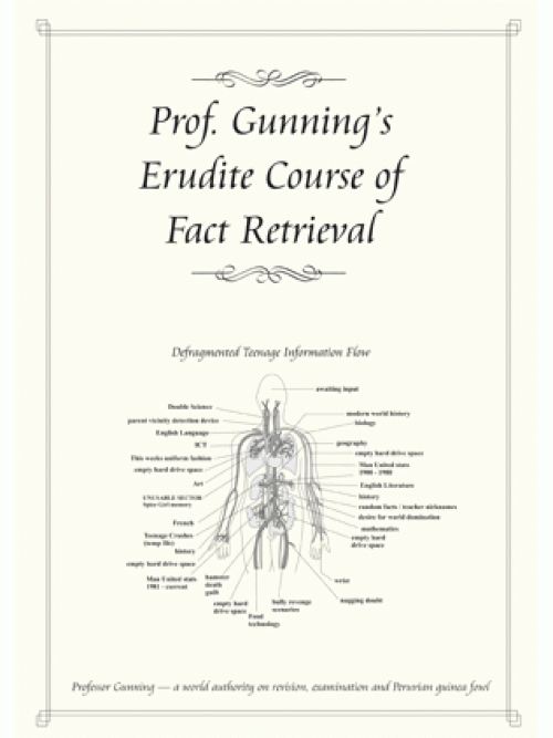 Prof. Gunning's Erudite Course of Fact Retrieval (How To Revise) Cover