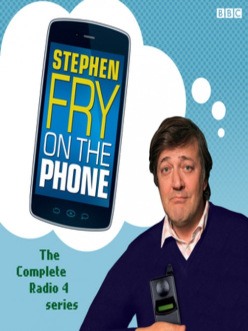 Stephen Fry On the Phone Cover
