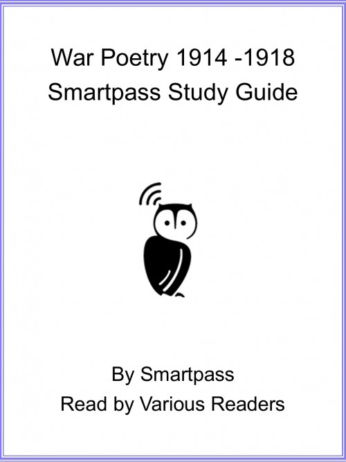 War Poetry 1914-1918 - Smartpass Study Guide Cover