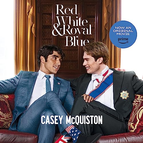 The audiobook cover for Red, White and Royal Blue
